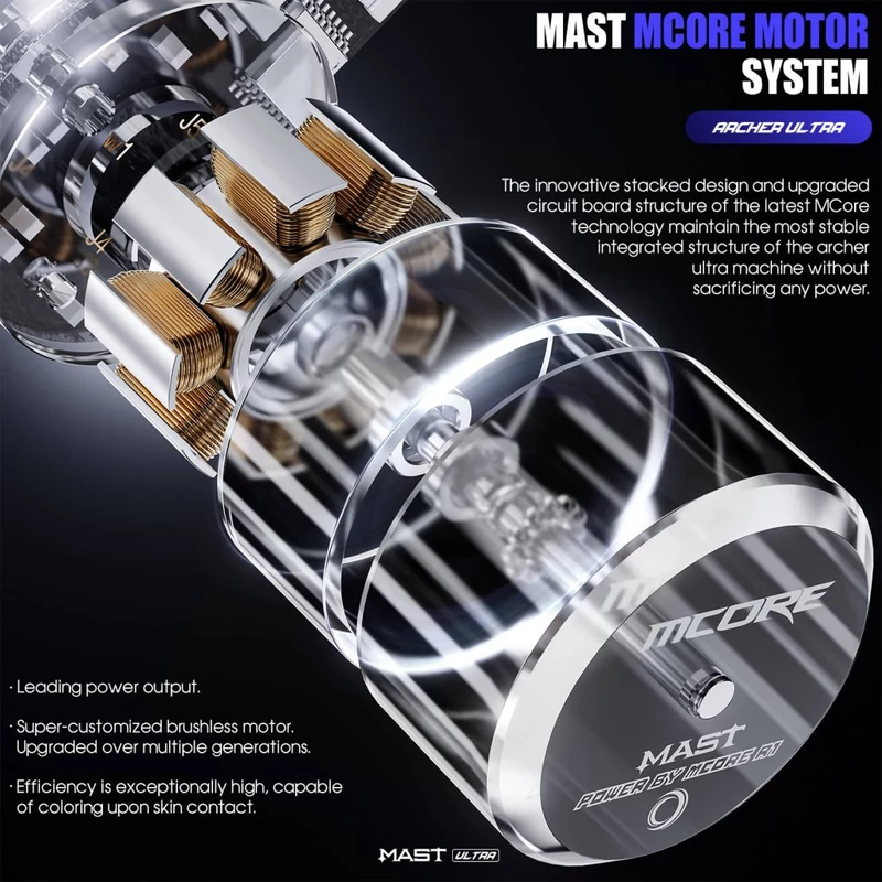 Mast Archer Ultra Smart vezeték nélküli tetoválógép - Bluetooth verzió - kép 4