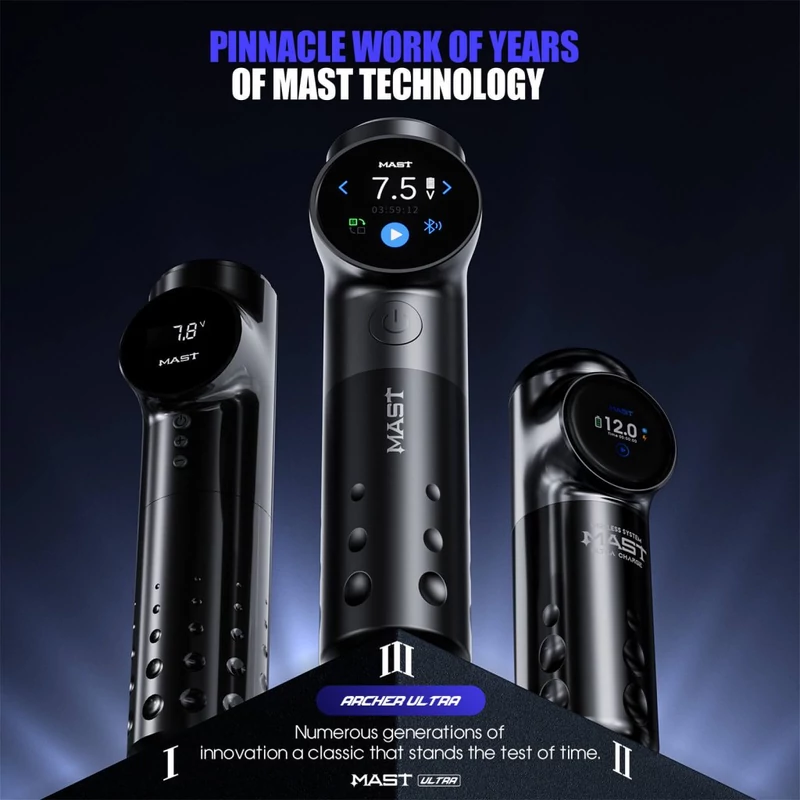 Mast Archer Ultra Smart vezeték nélküli tetoválógép - Bluetooth verzió - kép 10