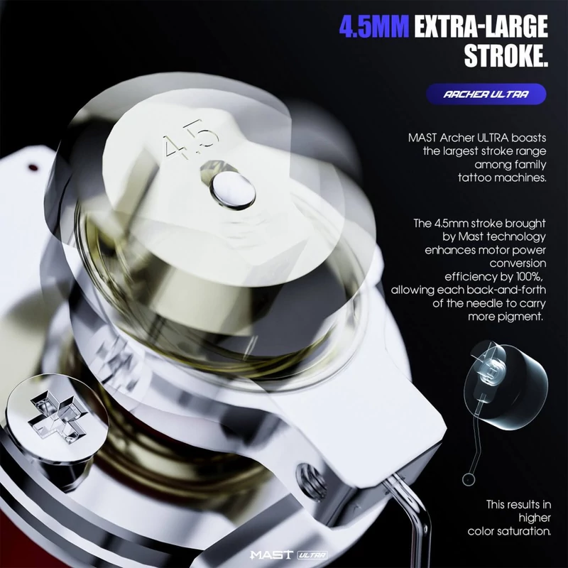 Mast Archer Ultra Smart vezeték nélküli tetoválógép - Bluetooth verzió - kép 14