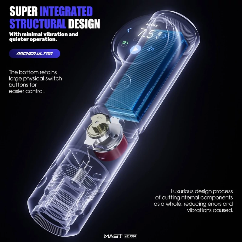 Mast Archer Ultra Smart vezeték nélküli tetoválógép - Bluetooth verzió - kép 15